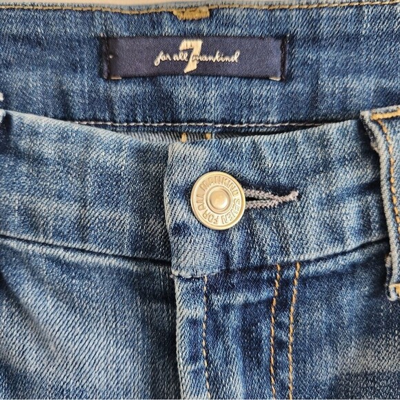 7 for all mankind distressed jeans - Picture 5 of 7